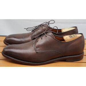 Allen Edmonds Kenilworth Men's Size 10.5 D Plain Toe Brown Dress Shoes